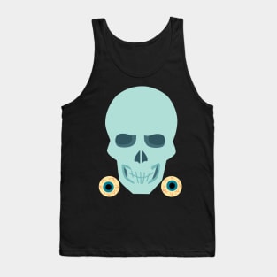 Halloween skull Eyes Tank Top